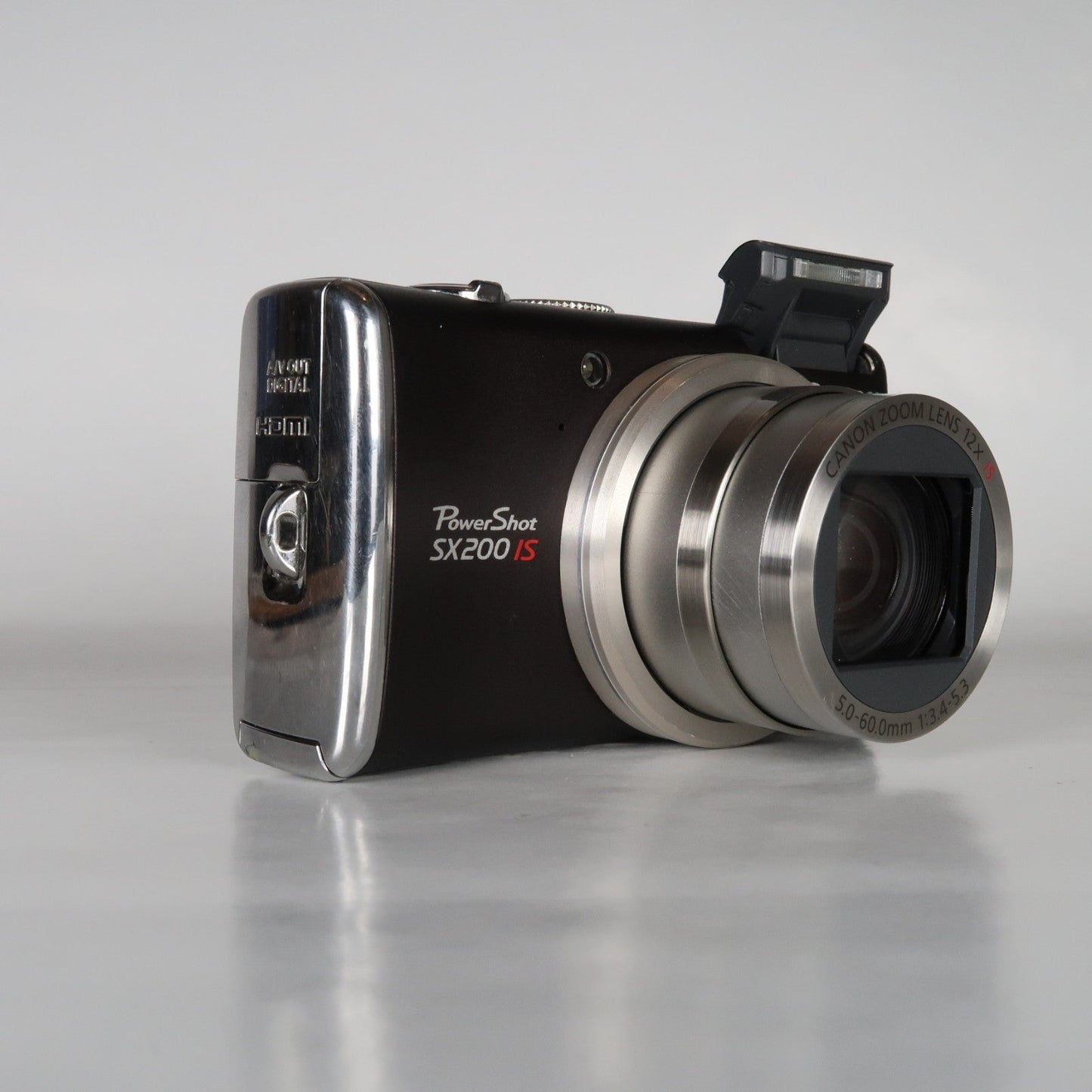 Cenon PowerShot SX200 IS 12.1MP 12x Digital Camera Brown