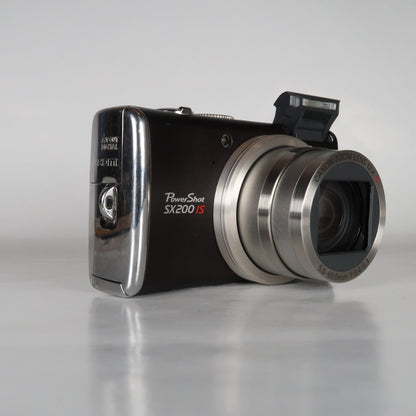 Cenon PowerShot SX200 IS 12.1MP 12x Digital Camera Brown
