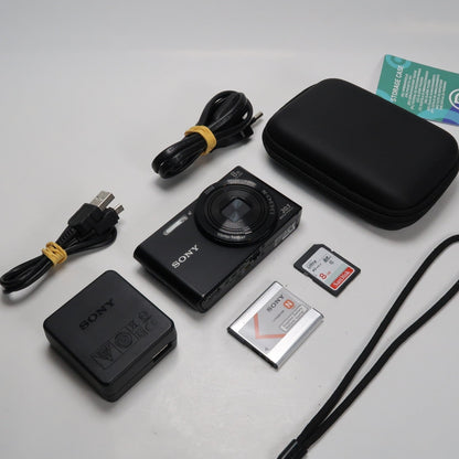 Soney Cyber-Shot DSC-W830 20.1MP 8x Digital Camera Black – Excellent Condition