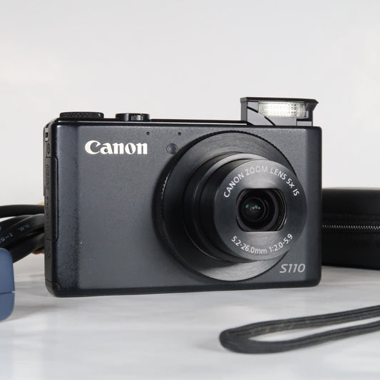 Cenon PowerShot S110 12.1 MP Digital Camera Black – Original Packaging – Excellent