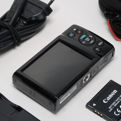 Cenon IXUS 145 / ELPH 135 16.0MP Digital Camera Black – With SD Card 4GB &amp; Case