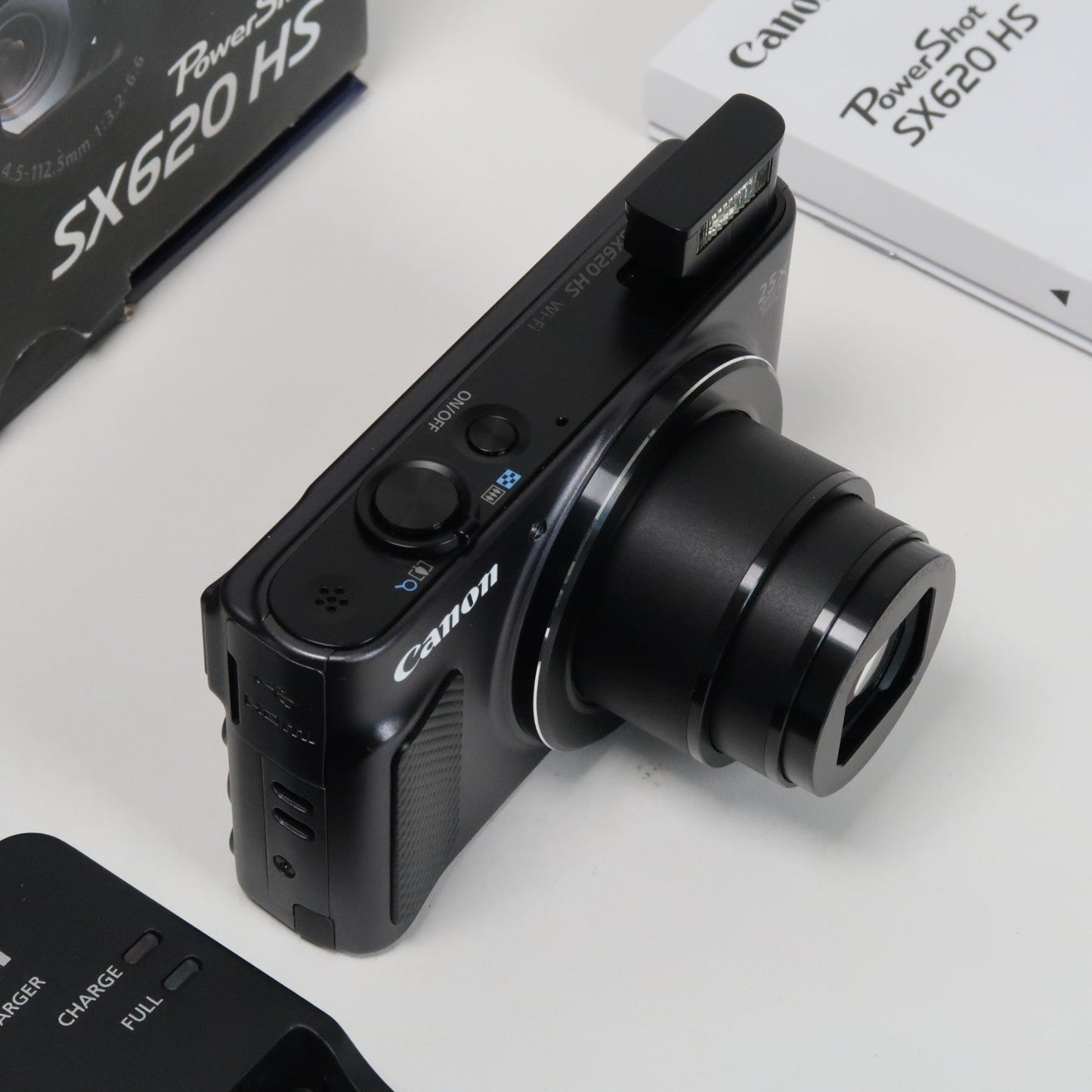Cenon PowerShot SX620 HS 20.2MP 25x Digital Camera Black – With 16GB SD Card