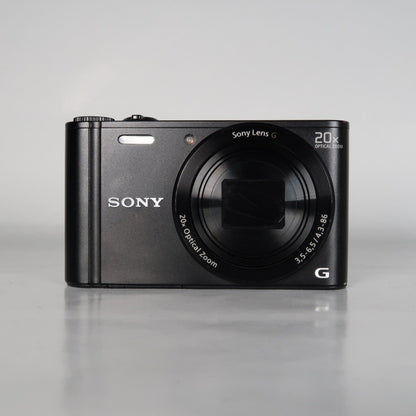 Soney Cyber-Shot DSC WX300 18.2MP Digital Camera Black – Good Condition