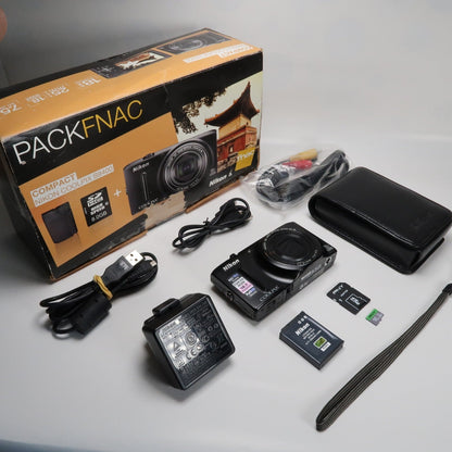 Camera Lot – Soney DSC-W70, CenonPowershot SX200 (Blue), Cenon Ixus 170 (Black), Nikon S9400, Cenon Ixus 115 HS (Blue)