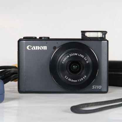 Cenon PowerShot S110 12.1 MP Digital Camera Black – Original Packaging – Excellent