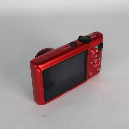 Cenon IXUS 220 HS 12.1MP Digital Camera Red – Boxed Set