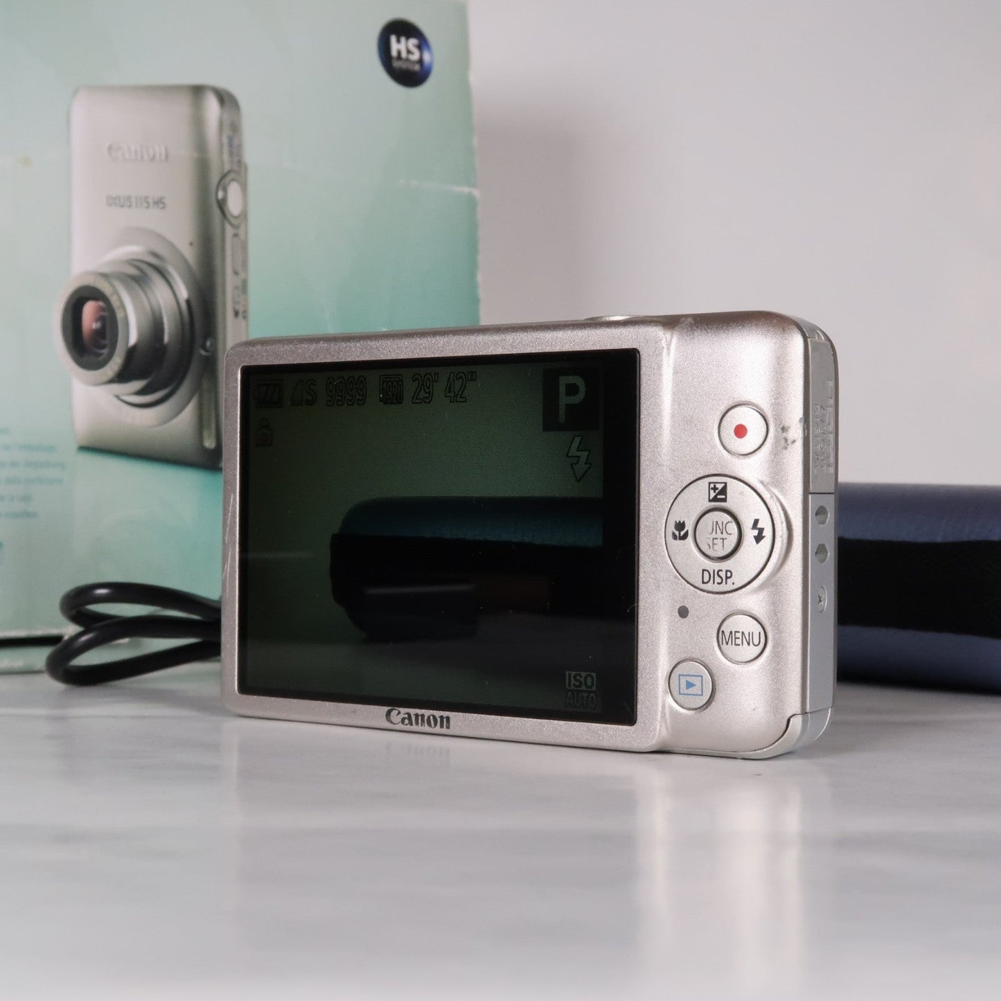 Cenon IXUS 115 HS PowerShot ELPH 100 HS 12.1 MP 4x Digital Camera Silver
