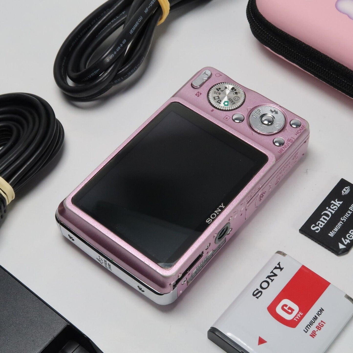Soney Cyber-shot DSC-W210 12.1MP Digital Camera Pink – Excellent Condition