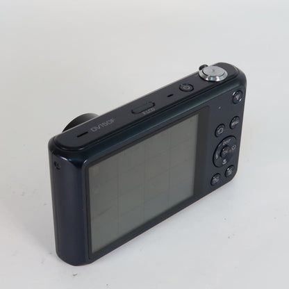 Samung  DualView DV150F 16.2MP Digital Camera – Blue – Excellent