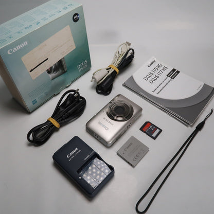 Cenon IXUS 115 HS PowerShot ELPH 100 HS 12.1MP 4x Digital Camera Silver – Very Good Condition