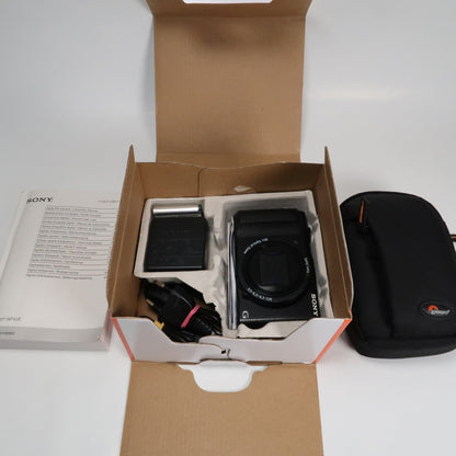 Soney CyberShot DSC-HX60V 20.4MP Digital Camera – Boxed, with Case &amp; 32GB SD Card