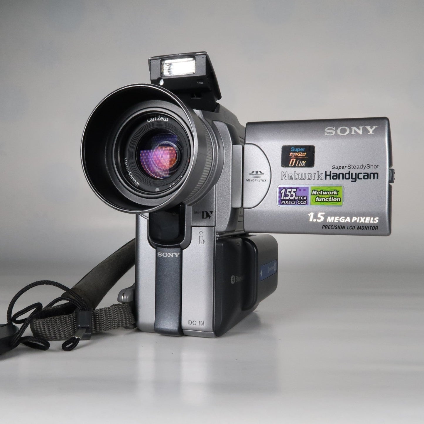 Soney Handycam DCR-PC120E MiniDV Camcorder – With Case + Charger