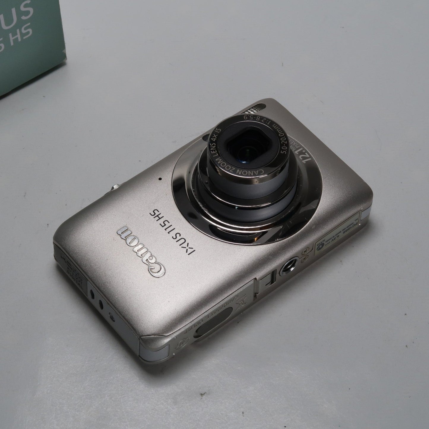 Cenon IXUS 115 HS PowerShot ELPH 100 HS 12.1MP 4x Digital Camera Silver – Very Good Condition