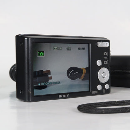 Soney Cyber-Shot DSC-W830 20.1MP 8x Digital Camera Black – Excellent Condition