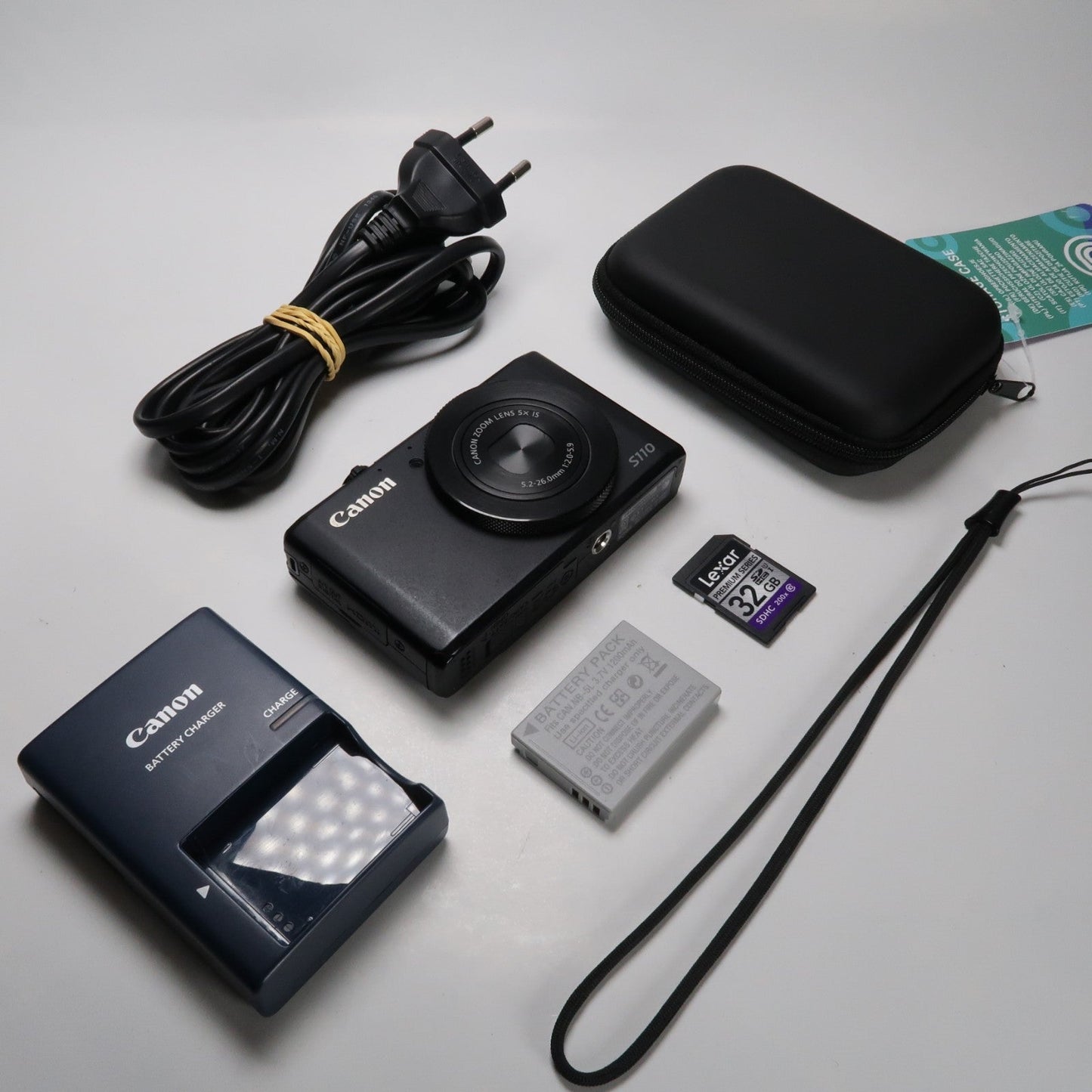 Cenon PowerShot S110 12.1 MP Digital Camera Black – Original Packaging – Excellent