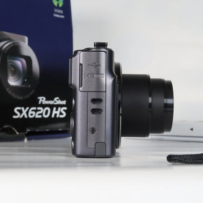 Cenon PowerShot SX620 HS 20.2MP 25x Digital Camera Black – With 16GB SD Card