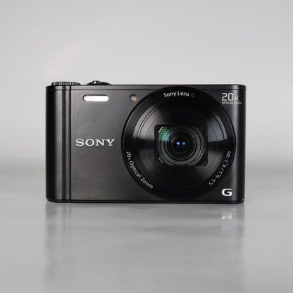 Soney Cyber-Shot DSC WX300 18.2MP Digital Camera Black – Good Condition