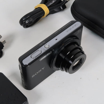 Soney Cyber-Shot DSC-W830 20.1MP 8x Digital Camera Black – Excellent Condition