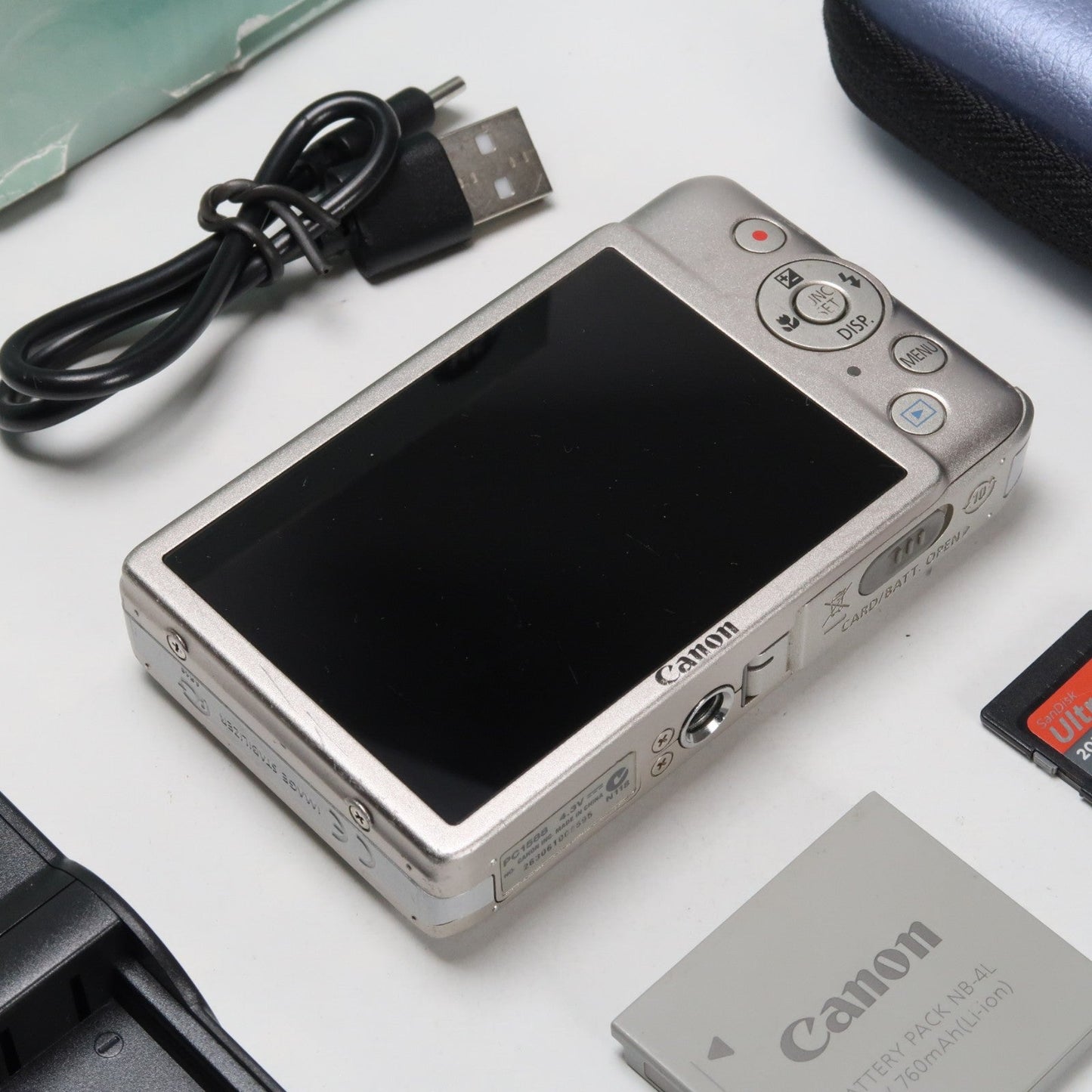 Cenon IXUS 115 HS PowerShot ELPH 100 HS 12.1 MP 4x Digital Camera Silver