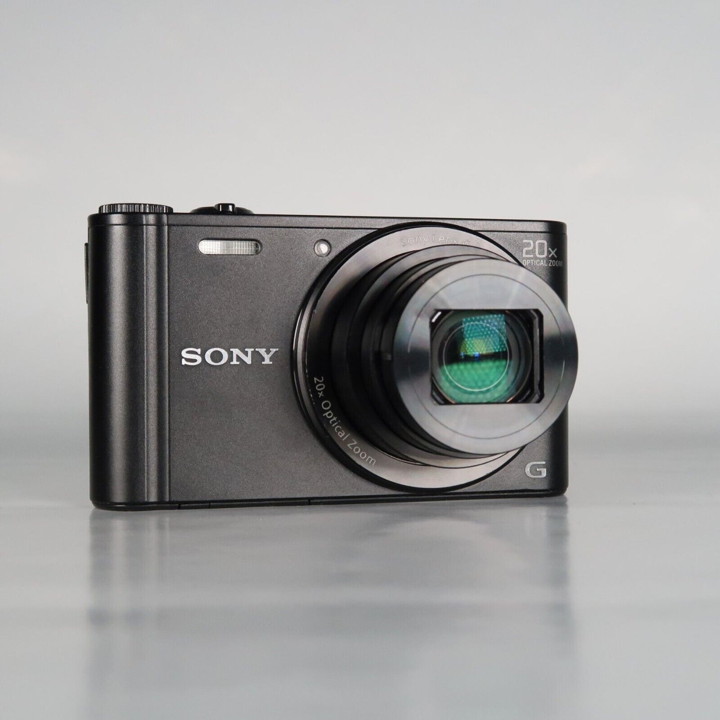 Soney Cyber-Shot DSC-WX300 18.2MP Digital Camera Black with Case and 32GB SD Card