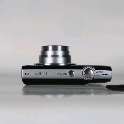 Soney Cyber-shot DSC-W830 20.1MP + Cenon IXUS 145 Black – Compact Digital Cameras Bundle