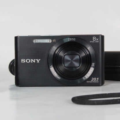 Soney Cyber-Shot DSC-W830 20.1MP 8x Digital Camera Black – Excellent Condition