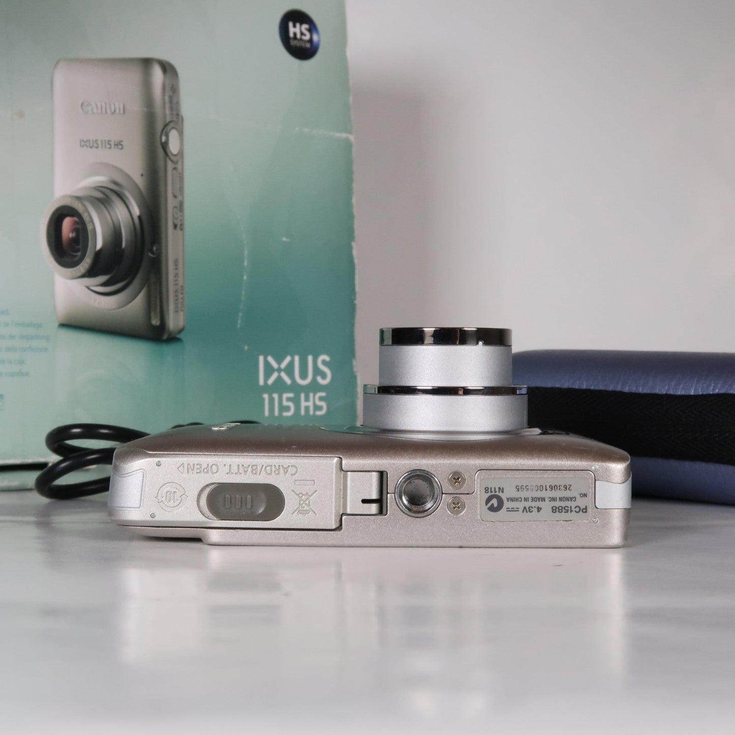 Cenon IXUS 115 HS PowerShot ELPH 100 HS 12.1 MP 4x Digital Camera Silver