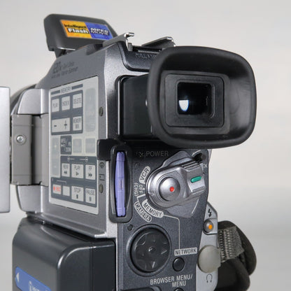Soney Handycam DCR-PC120E MiniDV Camcorder – With Case + Charger