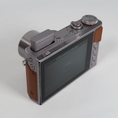 Cenon PowerShot G9X Mark II 20.1MP Digital Camera Silver + SD Card 16GB